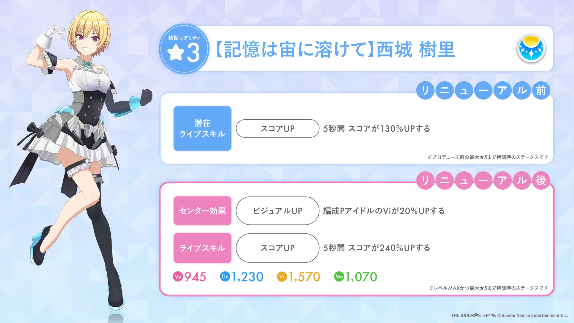 【記憶は宙に溶けて】西城 樹里