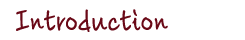 INTRODUCTION 紹介