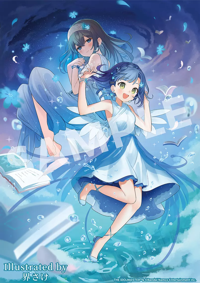 鷺沢文香 ＆ 七尾百合子　Illustration:界さけ
